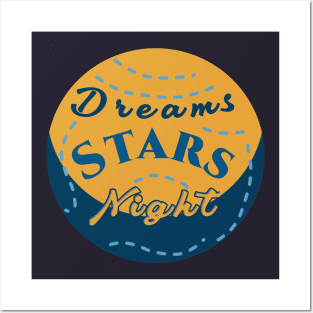 Dream stars night Posters and Art